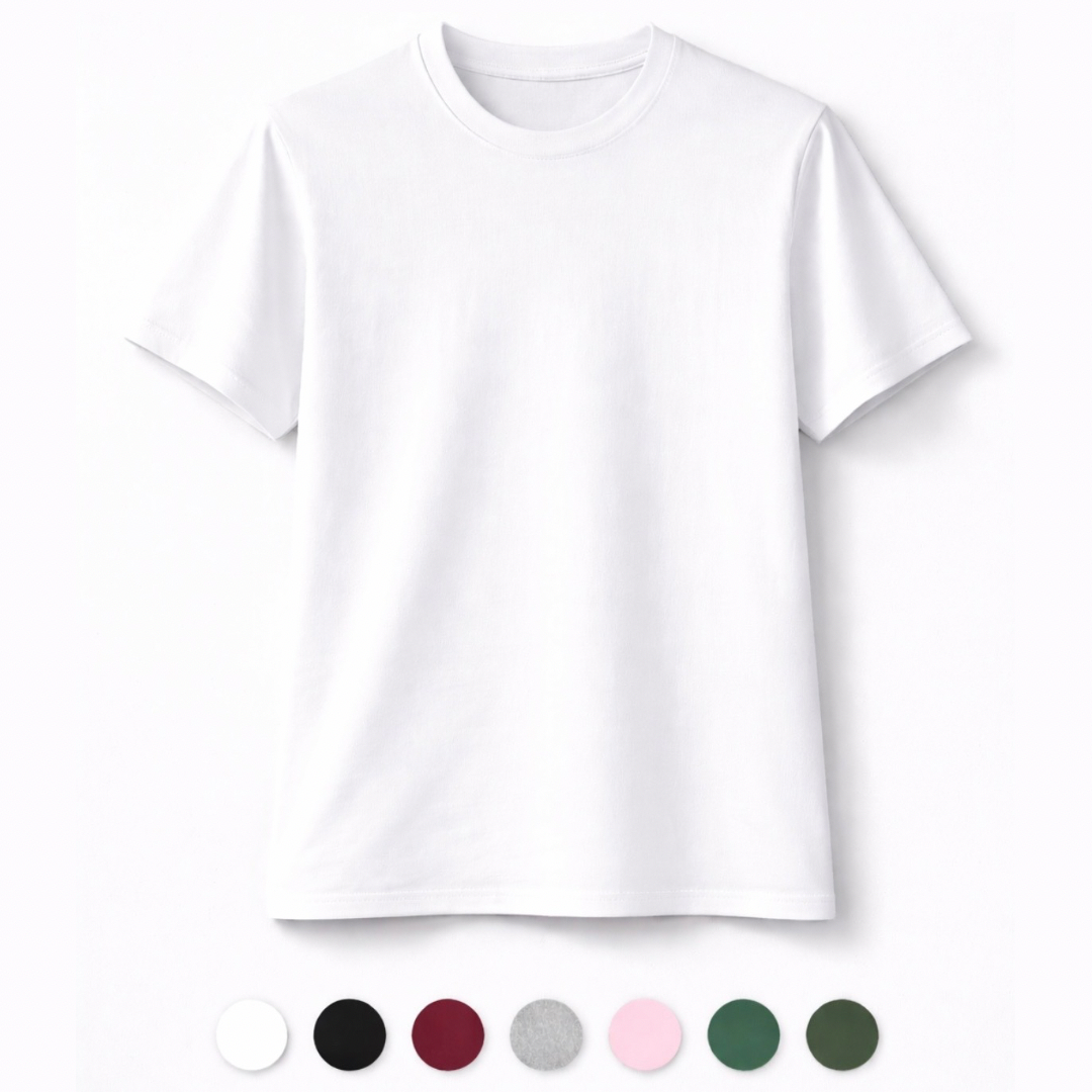 10 Poleras Básicas 1 solo color